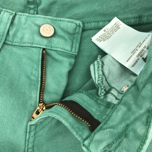 Levis 535 Legging Skinny Jeans Size 1 Medium Green - Picture 3 of 6